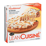 Stouffer's Lean Cuisine craveables; four cheese pizza, mozzarella, parmesan, asiago & romano cheeses Left Picture